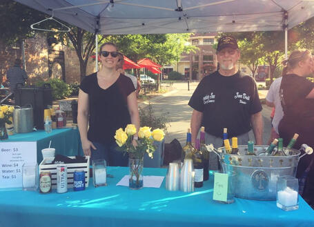 Our sweet volunteers, Shannon and Tom.